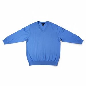 Lands' End Outfitters Bright Blue V-Neck Pullover Sweater Women's 2X